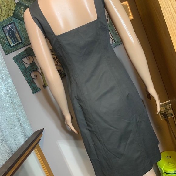 Beautiful lined charcoal, gray dress - Picture 6 of 10